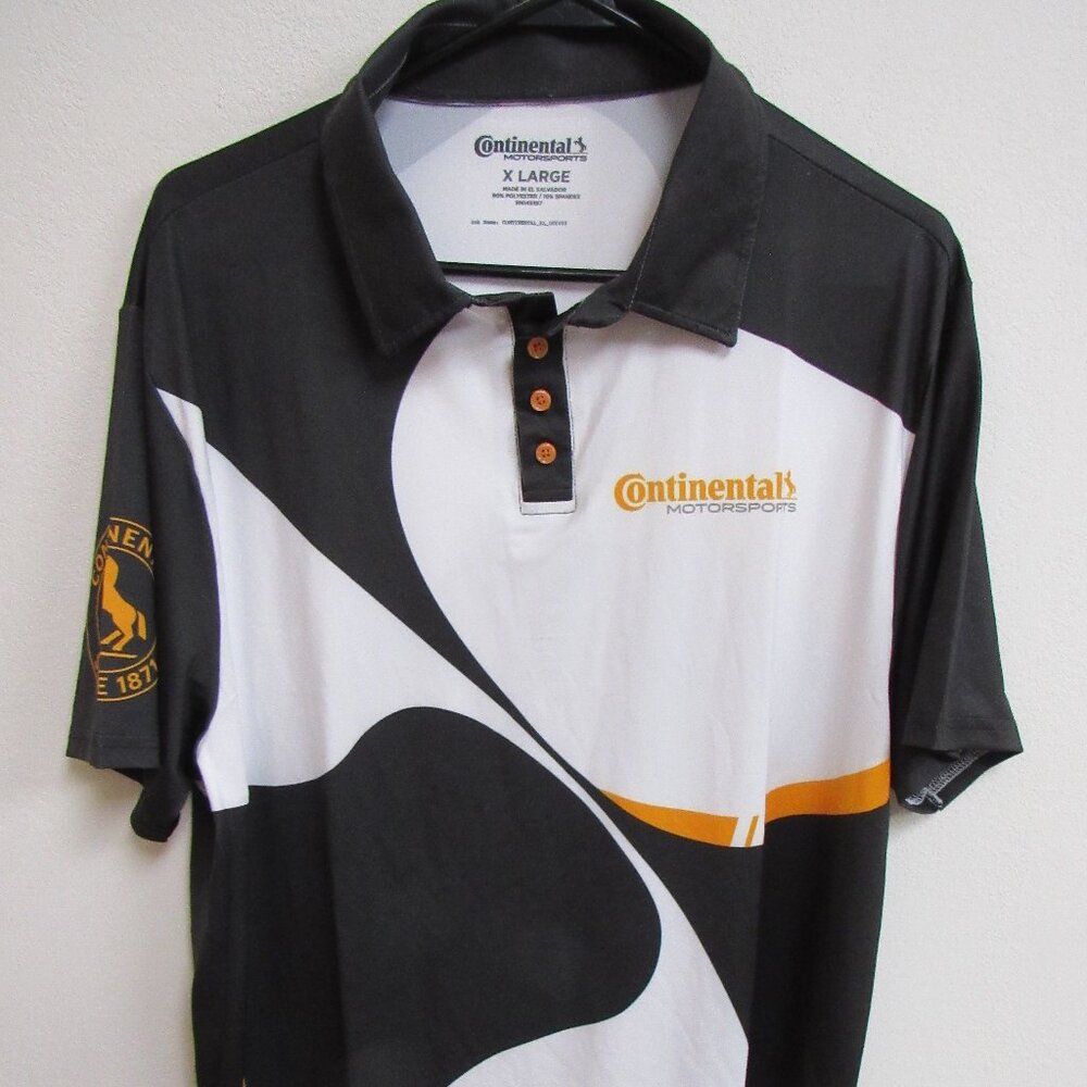 Continental Motorsports Multicolor Short-Sleeve Polo Shirt XL Sports Car Racing